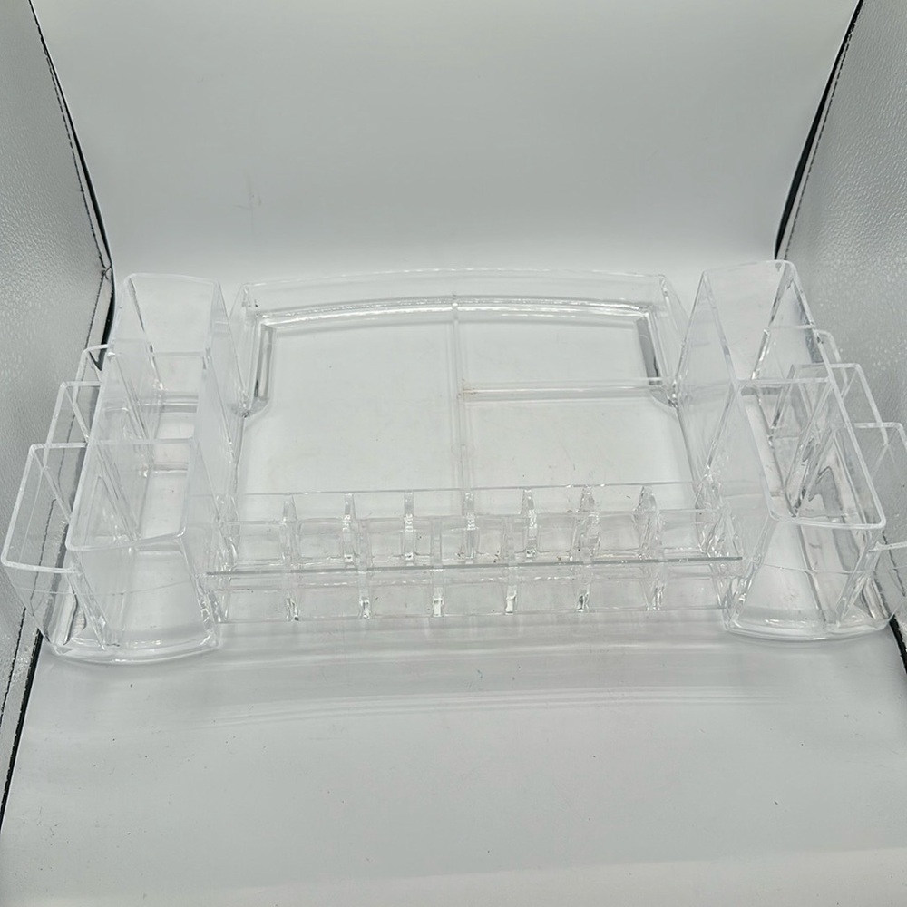 Acrylic makeup tray for all your self-care treasures